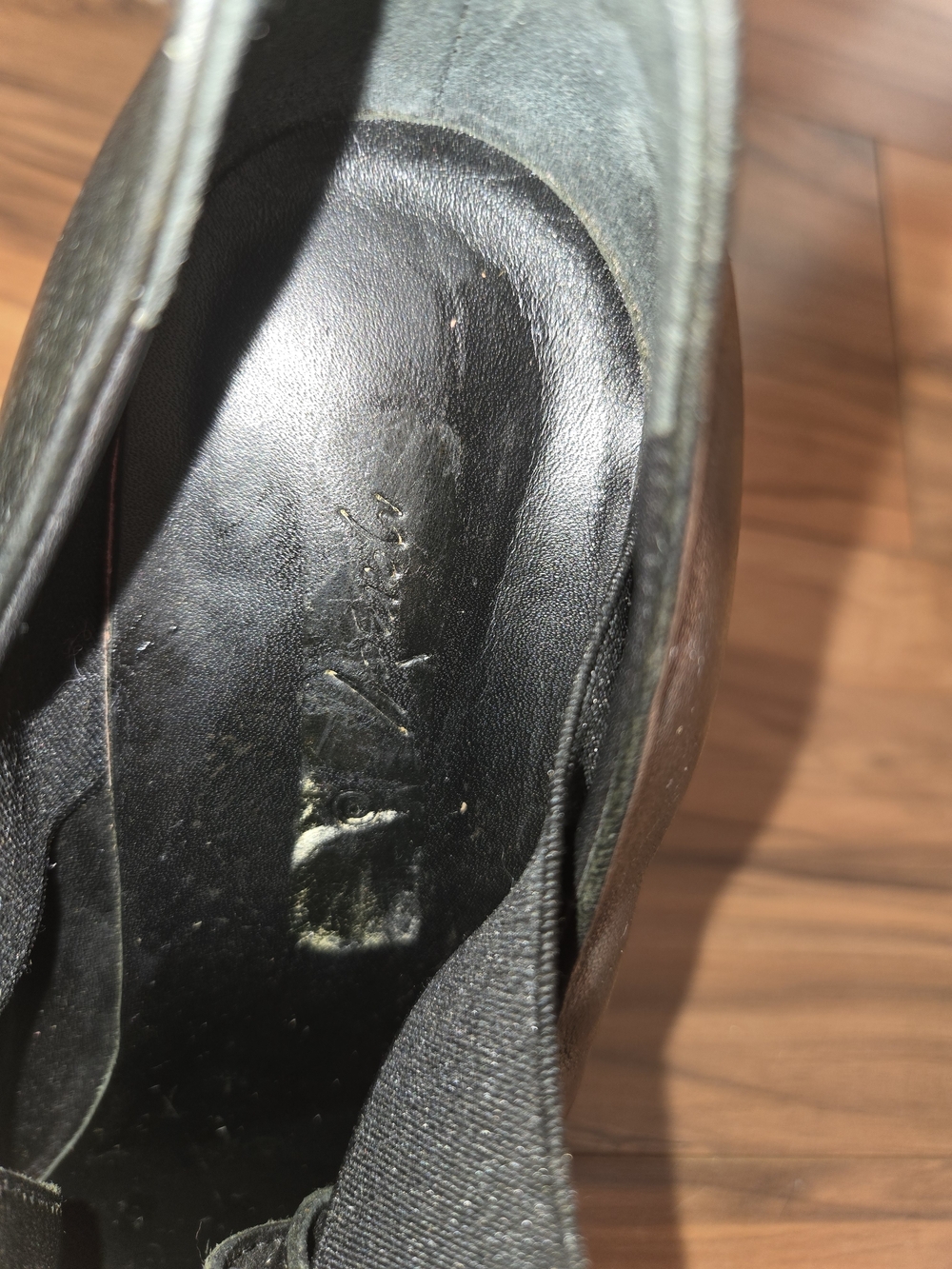 Marsell Italian Black Leather Lace-Up Heels - Picture 8 of 12